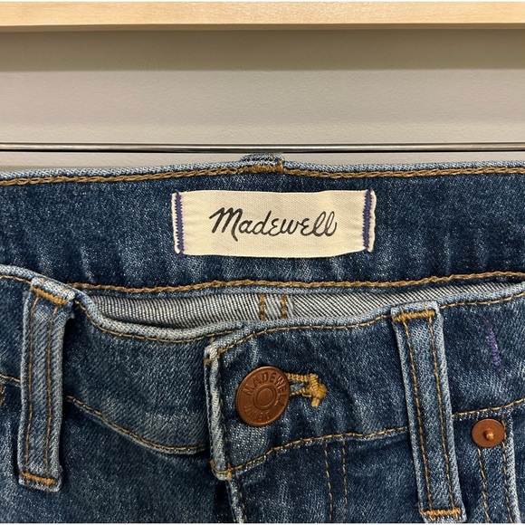 Madewell The Slim Boyjean in Fearn Wash Size 25 EUC blue Jean D0504 - Picture 7 of 9